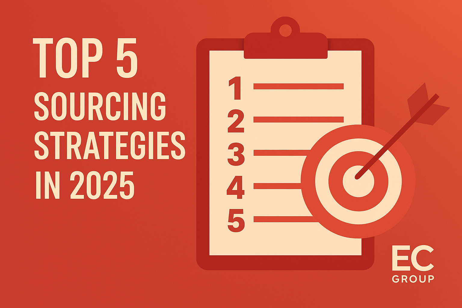 Top 5 Sourcing Strategies in 2025 1 TOP 5 SOURCING STRATEGIES 2025